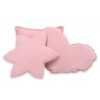 3-delar kuddar - pastel rosa