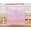 Accessor Förvaring till spjälsäng Little Prince/Princess rosa