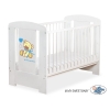 Baby Spjälsäng 120x60cm Nallebjörn med rosett blå no. 5004-07-323