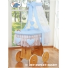 Babykorg med himmel Amelie blå