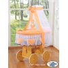 Babykorg med himmel Amelie peach