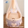 Babykorg med himmel Amelie peach