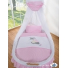 Babykorg med himmel Åsna Luca rosa