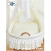 Babykorg med himmel Bellamy cream