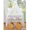 Babykorg med himmel på hjul Deluxe- Amelie cream