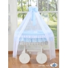 Babykorg med himmel på hjul Deluxe- Bellamy blå