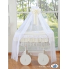 Babykorg med himmel på hjul Deluxe- Bellamy cream