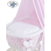 Babykorg med himmel på hjul Isabella no 70202-908*