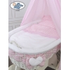 Babykorg med himmel på hjul Isabella no 70202-908*