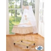 Babykorg med himmel Ugglor Bigi Zibi & Adele beige