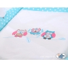 Babykorg med himmel Ugglor Bigi Zibi & Adele turquoise
