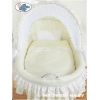 Babykorg med hjul Bellamy cream