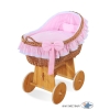 Babykorg Moseskorg Carina rosa