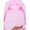 Babykorg Moseskorg Carina rosa