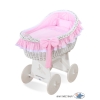 Babykorg Moseskorg Carina rosa