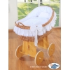 Babykorg Moseskorg Carina vit