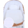 Babykorg Moseskorg Carina vit