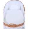Babykorg Moseskorg Carina vit