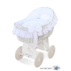 Babykorg Moseskorg Carina vit