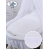 Babykorg Vit Rotting med Bäddset Sophia no 70202-912