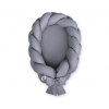 Babynest Fläta 2 in 1- Antracit