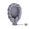 Babynest Fläta 2 in 1- Antracit
