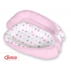 Babynest- grå-rosa stjärnor/grå
