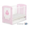 Babysäng 120x60cm Glamour med lådor STANDARD