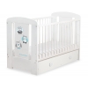 Babysäng 120x60cm Uglor med lådor MAXI