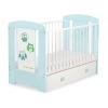 Babysäng 120x60cm Uglor med lådor MAXI