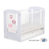 Babysäng 120x60cm Uglor med lådor STANDARD