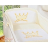 Bäddset / Baby Sängkläder 2-delar Little Prince/Princess cream