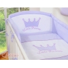 Bäddset / Baby Sängkläder 2-delar Little Prince/Princess lila