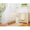 Bäddset / Baby Sängkläder 11 delar med stor myggnät Little Prince/Princess cream
