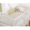 Bäddset / Sängkläder 2-delar hjärtan beige