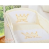 Bäddset / Sängkläder 3-delar- Little Prince/Princess cream