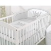 Bäddset / Sängkläder 2-delar Little Prince/Princess grå