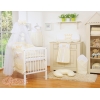 Bäddset / Sängkläder 7 delar med myggnät Little Prince/Princess cream