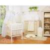 Bäddset / Sängkläder 7 delar med myggnät Little Prince/Princess cream