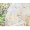 Bäddset / Sängkläder 7 delar med myggnät Little Prince/Princess cream