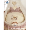 Bäddset / Sängkläder 2-delar till Babykorg no 99690e-326 or 79690e-326