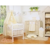 Bäddset / Sängkläder 7-delar med Sänghimmel - Little Prince/Princess cream