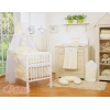Bäddset / Sängkläder 7-delar med Sänghimmel - Little Prince/Princess cream