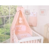 Bäddset / Sängkläder 7-delar med Sänghimmel - Little Prince/Princess rosa