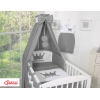 Bäddset / Sängkläder 11-delar med Himmel och Stativ - Little Prince/Princess Antracit