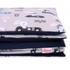 Bäddset / Sängkläder 2pcs 140x200 Junior - gray kaniner