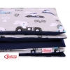 Bäddset / Sängkläder 2pcs 140x200 Junior - gray kaniner