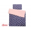 Bäddset / Sängkläder 2pcs 140x200 Junior -kaniner marinblå