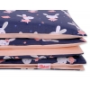 Bäddset / Sängkläder 2pcs 140x200 Junior -kaniner marinblå