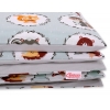 Bäddset / Sängkläder 2pcs 140x200 Junior - mynta djuren